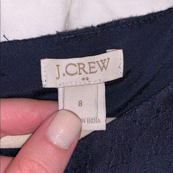 Navy blue lace tee from J Crew - Picture 2 of 3